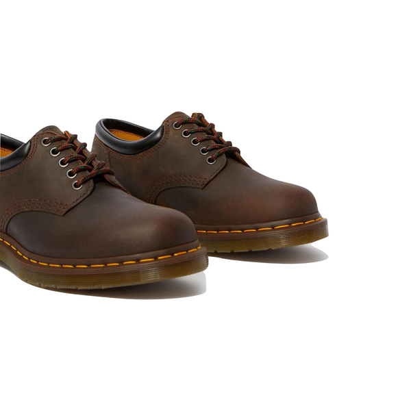Dr. Martens Men's 8053 Crazy Horse Leather Casual Shoe (Dark Brown)