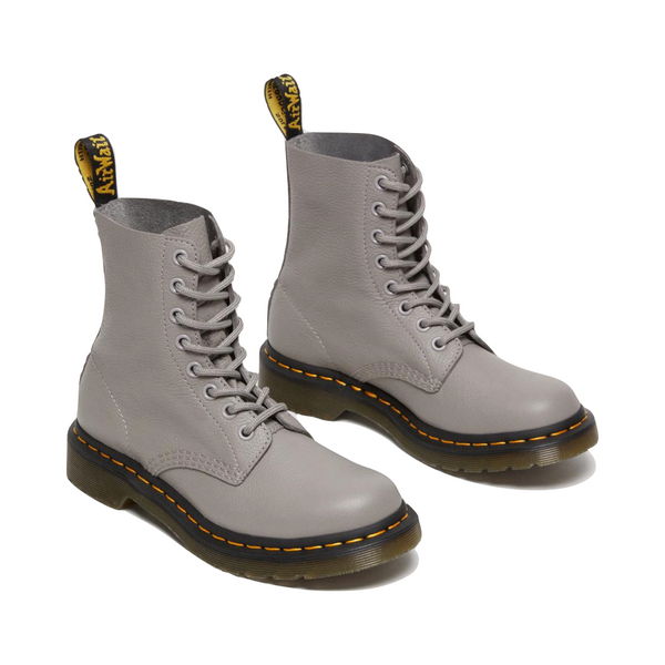 Dr. Martens Women's 1460 8 Eye Pascal Leather Lace Boot (Zinc Grey)
