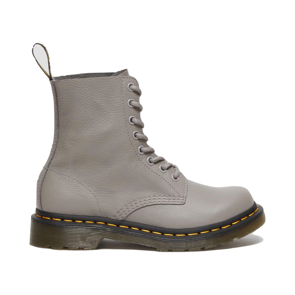 Dr. Martens Women's 1460 8 Eye Pascal Leather Lace Boot (Zinc Grey)