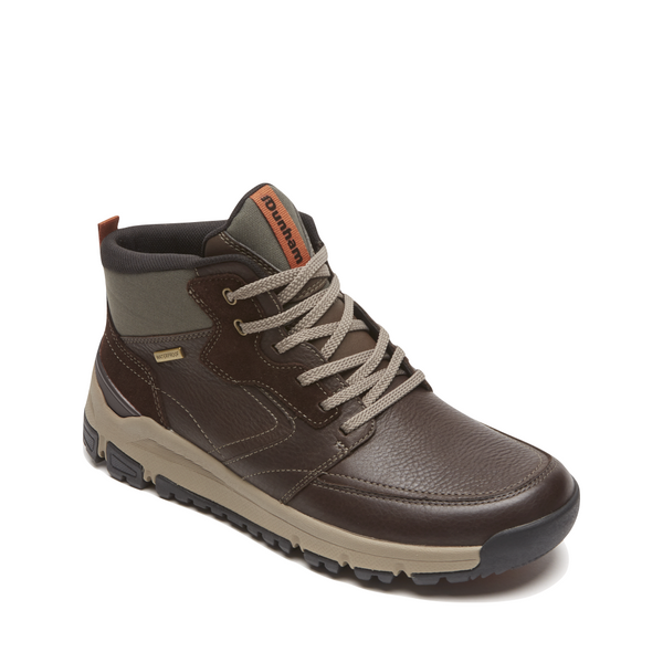Dunham Men's Glastonbury Mid Waterproof Boot (Brown)