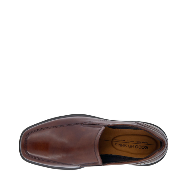 Ecco Men's Helsinki 2.0 Apron Toe Slip On Shoe in Cognac