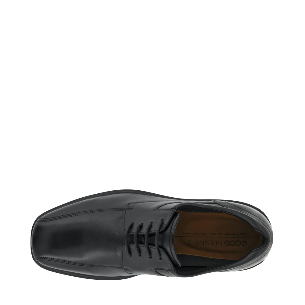 Top-down view of Ecco Helsinki 2.0 Bike Toe Tie Shoe for men.