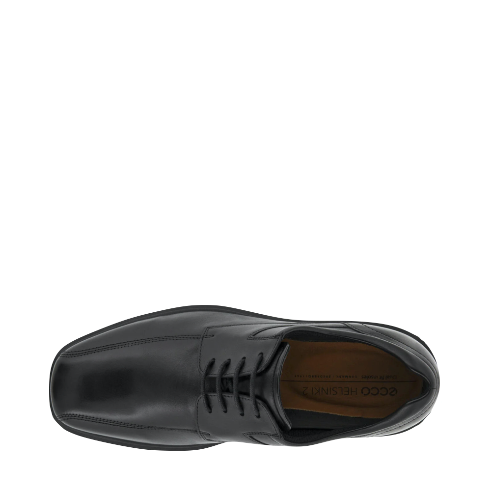 Ecco Helsinki 2.0 Bike Toe Tie Shoe in Black – V&A INC