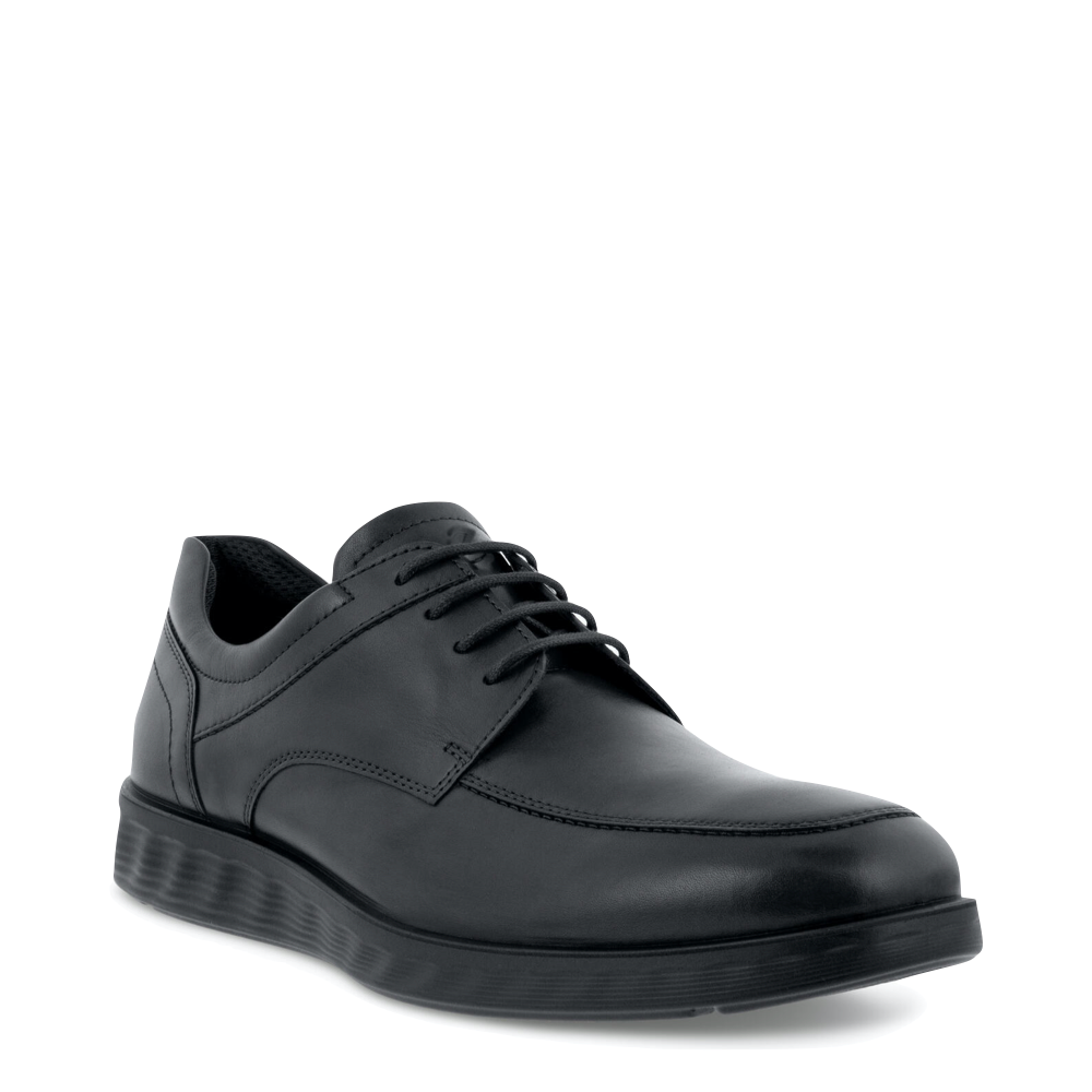 Mudguard and Toe view of Ecco S Lite Hybrid Apron Toe Leather Derby Shoe for men.