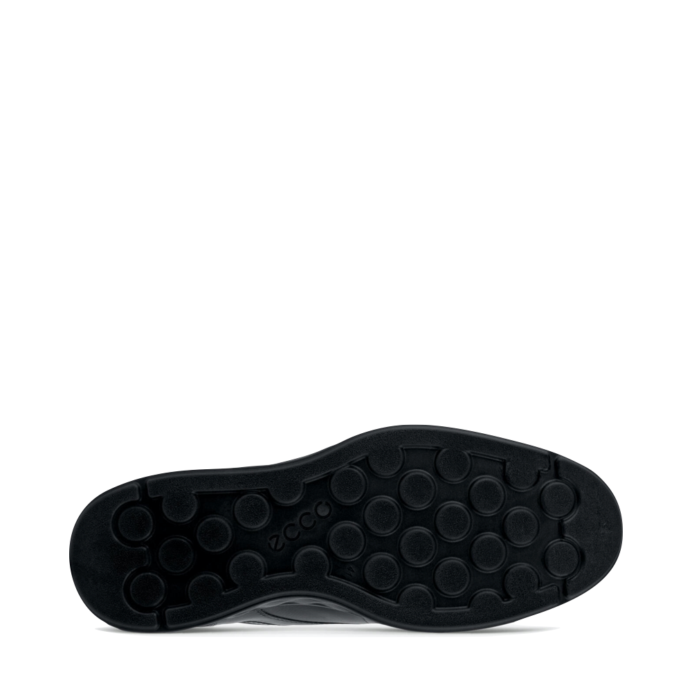 Bottom view of Ecco S Lite Hybrid Apron Toe Leather Derby Shoe for men.