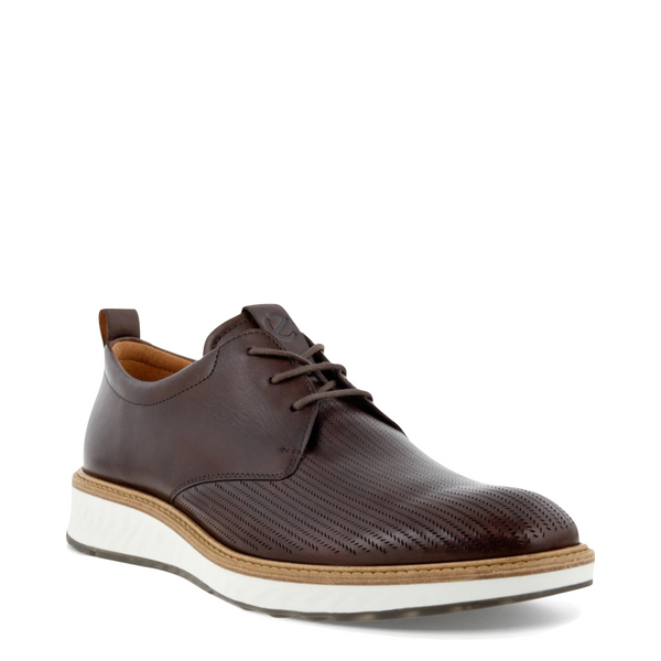 Ecco Men's ST. 1 Hybrid Perfed Toe Shoe (Cocoa Brown)