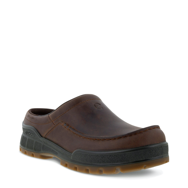Ecco Men's Track 25 GTX Moc Toe Waterproof Clog in Cocoa Brown