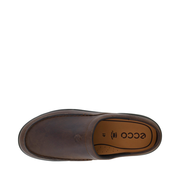 Ecco Men's Track 25 GTX Moc Toe Waterproof Clog in Cocoa Brown