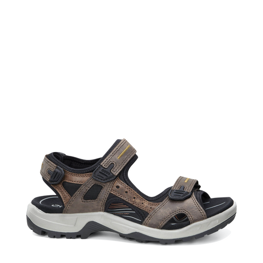 Side (right) view of Ecco Yucatan Sandal for men.