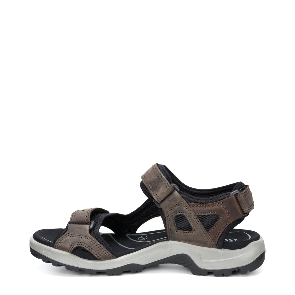 Side (left) view of Ecco Yucatan Sandal for men.
