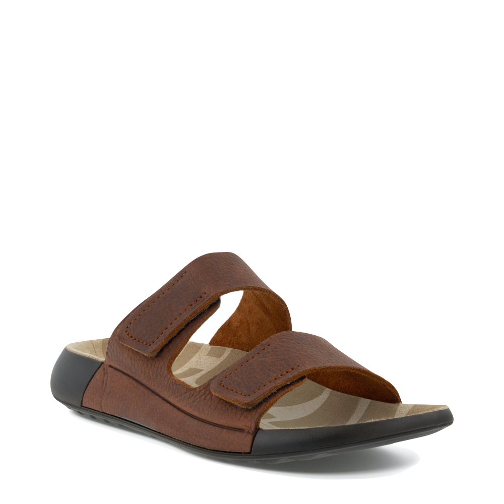 Ecco Women's Cozmo Slide Sandal in Tuscany Brown
