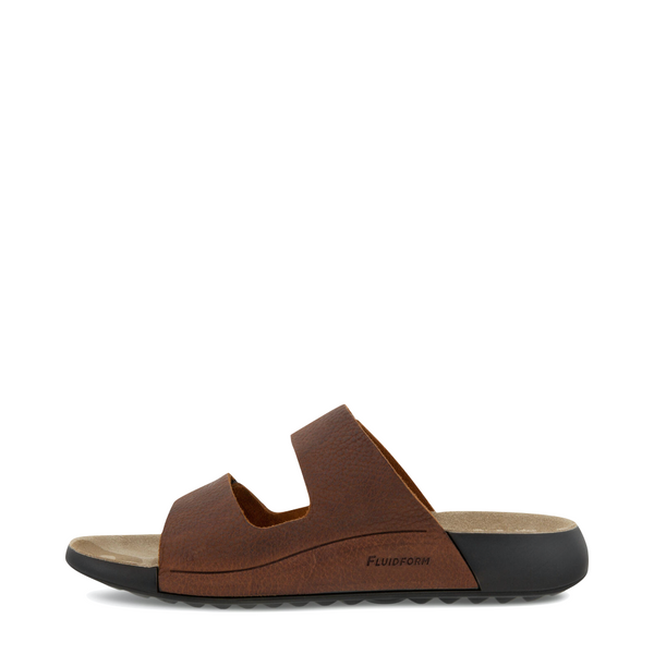 Ecco Women's Cozmo Slide Sandal in Tuscany Brown