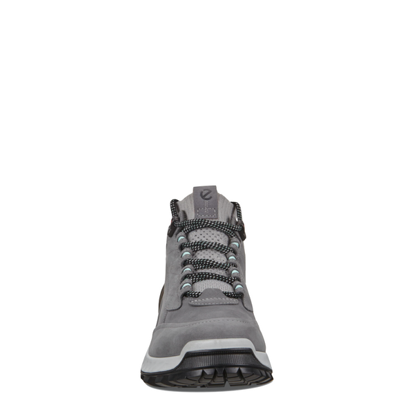 Ecco Women's Exohike Mid GTX Waterproof Leather Lace Hiker (Titanium Grey)