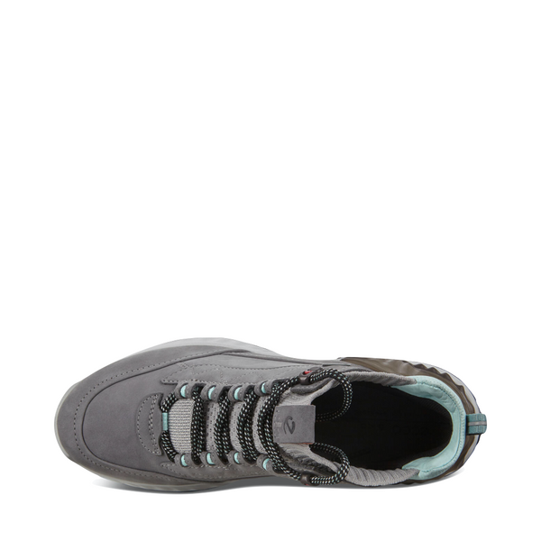 Ecco Women's Exohike Mid GTX Waterproof Leather Lace Hiker (Titanium Grey)