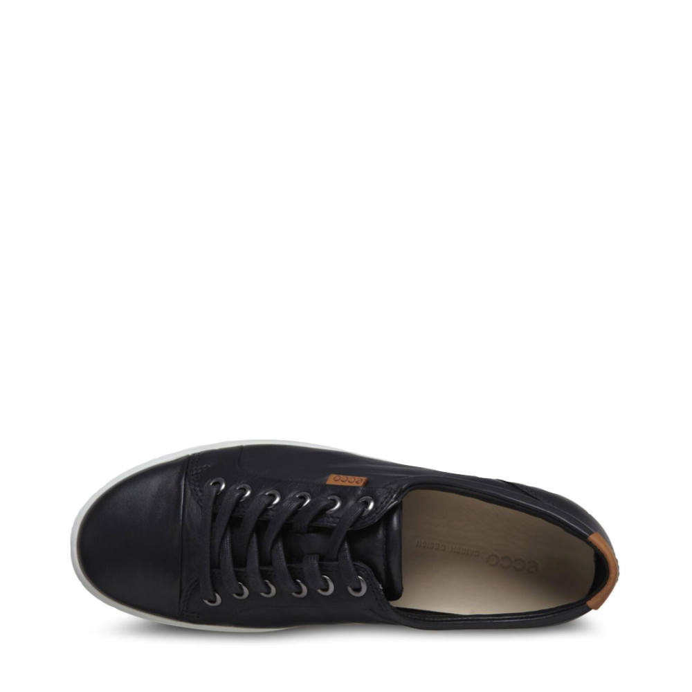 Top-down view of Ecco Soft 7 Leather Lace Sneaker for women.