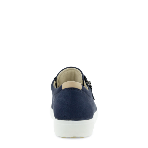 Ecco Women's Soft 7 Side Zip Sneakers (Night Sky Navy)