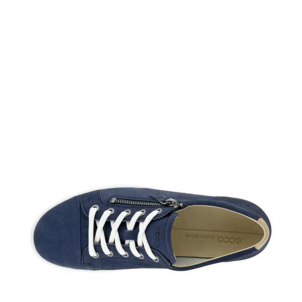 Ecco Women's Soft 7 Side Zip Sneakers (Night Sky Navy)