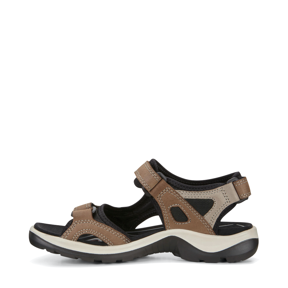 Side (left) view of Ecco Yucatan Sandal for women.