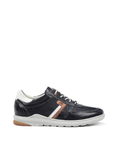 Dorking by Fluchos Men's Jack Leather Lace Sneaker (Navy)