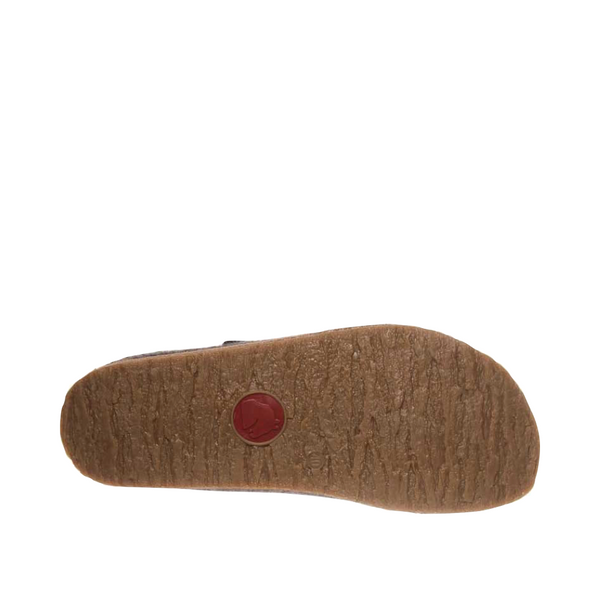 Haflinger Women's Zigzag Grizzly Wool Clog in Grey