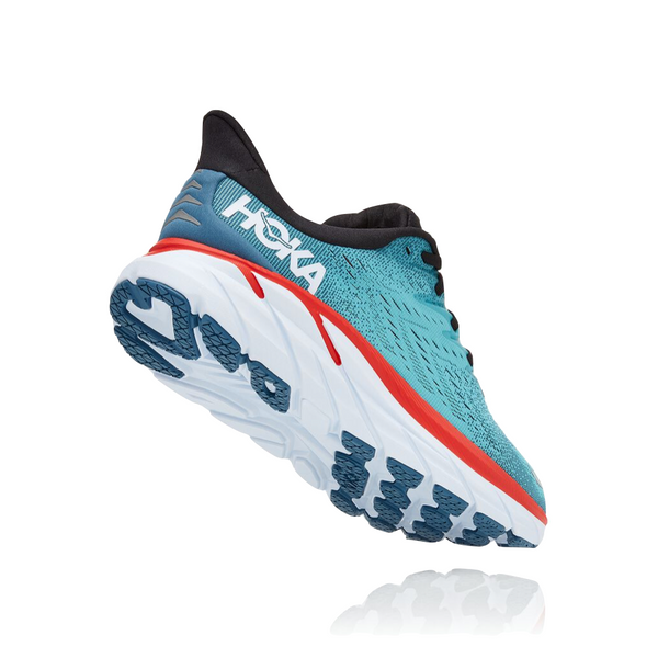 Hoka Men's Clifton 8 Runner (Real Teal/Aquarelle)