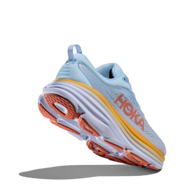 Hoka Women's Bondi 8 Running Sneaker in Summer Song/Country Air