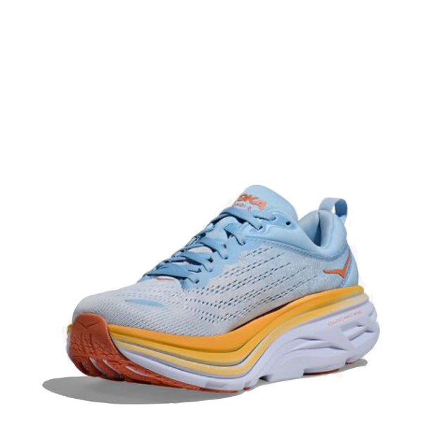 Hoka Women's Bondi 8 Running Sneaker in Summer Song/Country Air