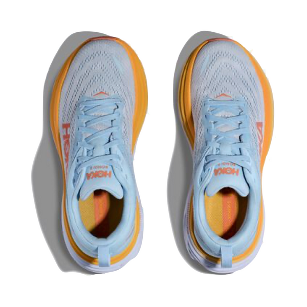 Hoka Women's Bondi 8 Running Sneaker in Summer Song/Country Air