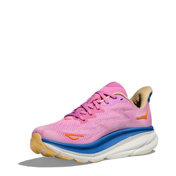 Hoka Women's Clifton 9 Sneaker in Cyclamen/Sweet Lilac