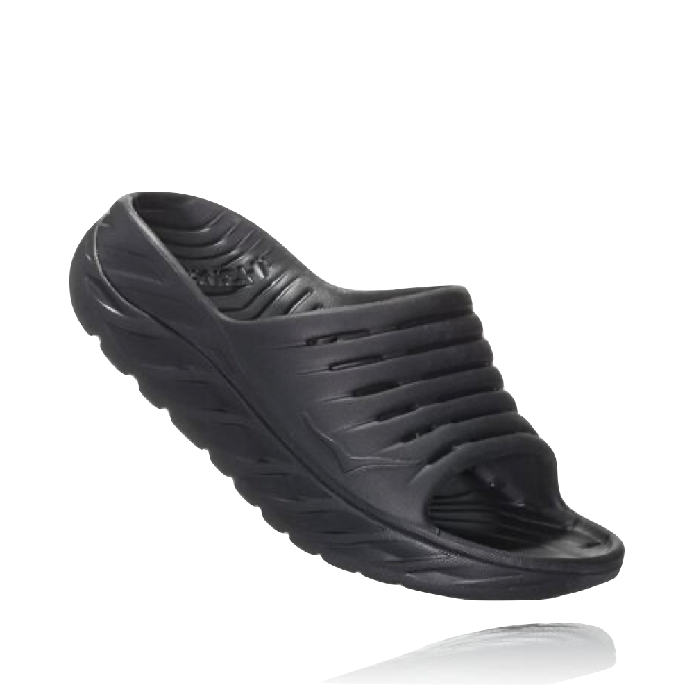 Hoka Women's Ora Recovery Slide Sandal (Black)