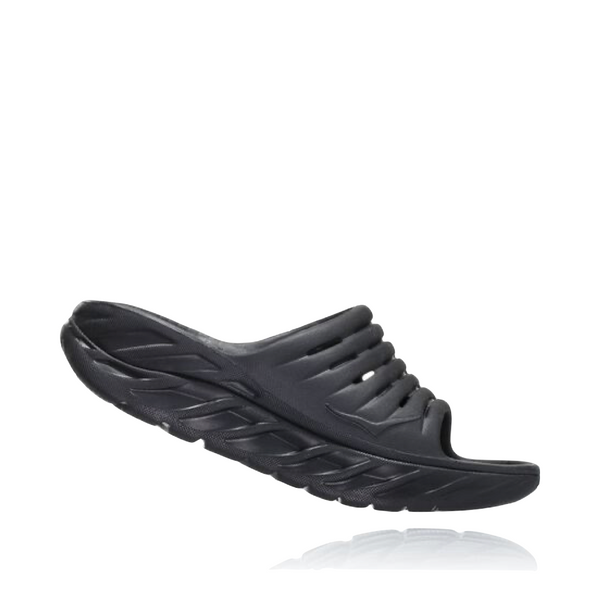 Hoka Women's Ora Recovery Slide Sandal (Black)