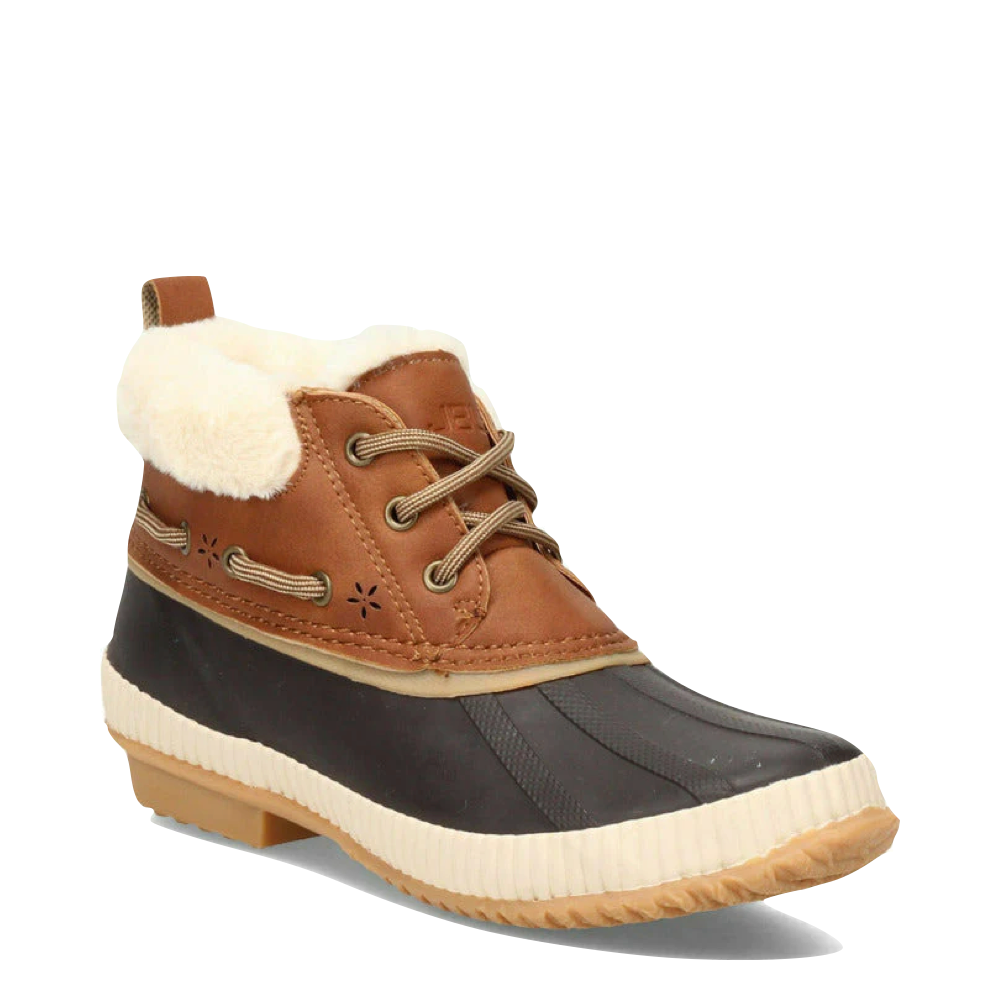 Jambu Women's Maria Waterproof Lace Duckboot in Brown