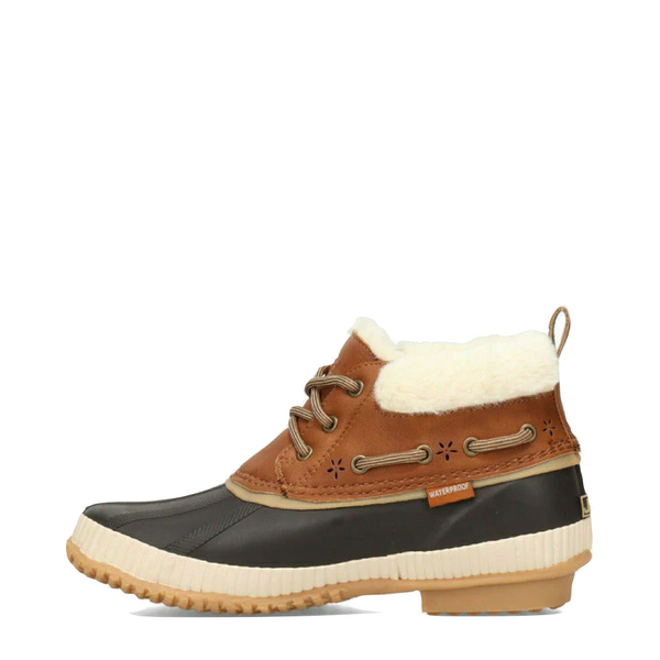 Jambu Women's Maria Waterproof Lace Duckboot in Brown