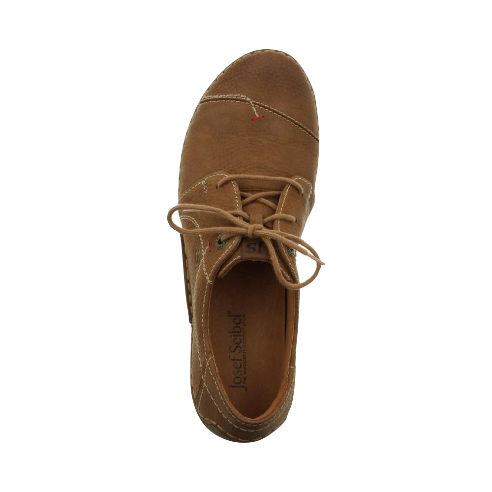 Top-down view of Josef Seibel Fergey Nubuck Leather Lace for women.
