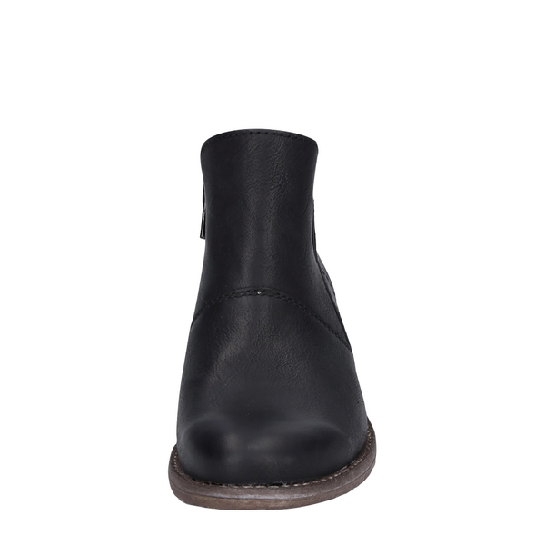 Josef Seibel Women's Sienna 81 Side Zip Pull On Leather Boot in Black