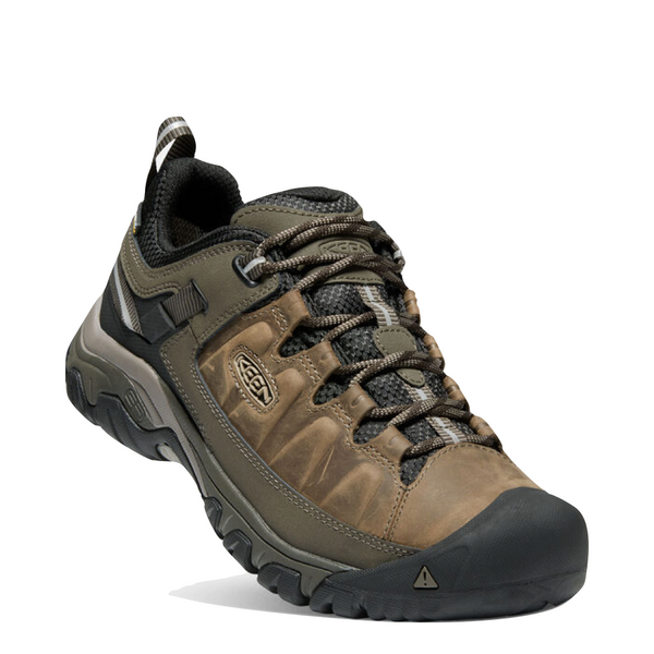 KEEN Men's Targhee III Waterproof Hiker in Bungee Brown