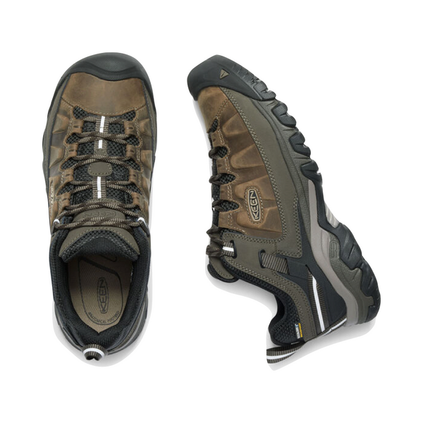 KEEN Men's Targhee III Waterproof Hiker in Bungee Brown