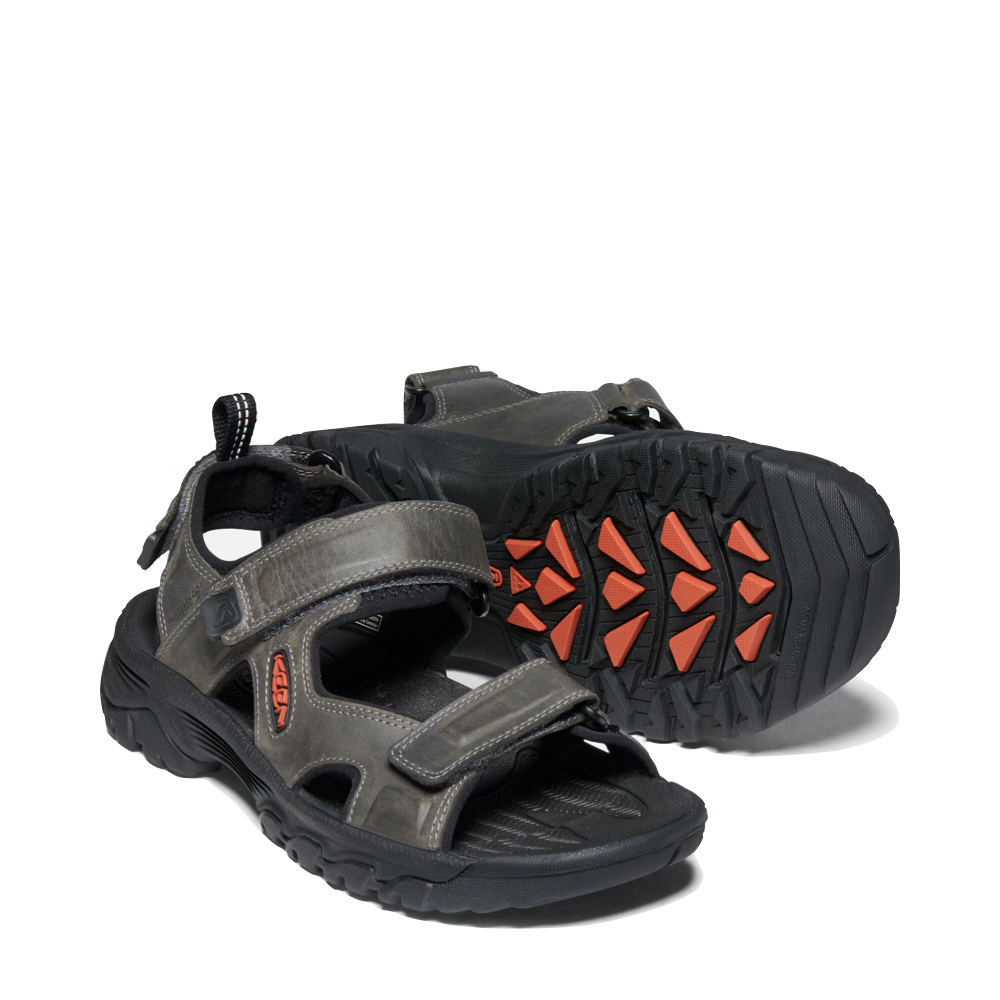 KEEN Men's Targhee III Waterproof Sandal in Grey