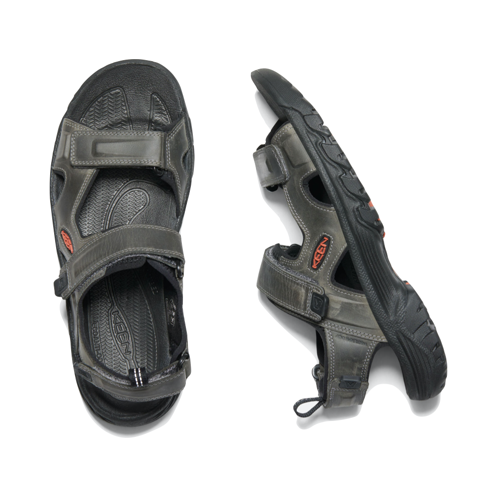 KEEN Men's Targhee III Waterproof Sandal in Grey