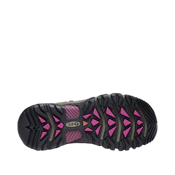 KEEN Women's Targhee III Mid Waterproof Boot in Weiss/Boysenberry