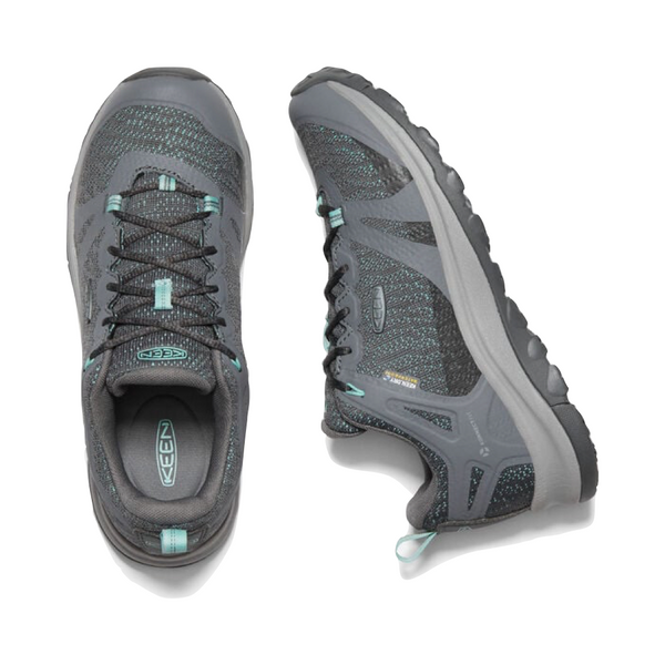KEEN Women's Terradora II Low Waterproof Hiker (Steel Grey/Ocean or Dusty Olive)