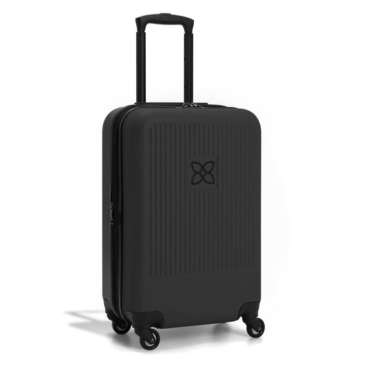 Sherpani Meridian 22 Inch Hard Shell Carry-On Luggage in Raven Black