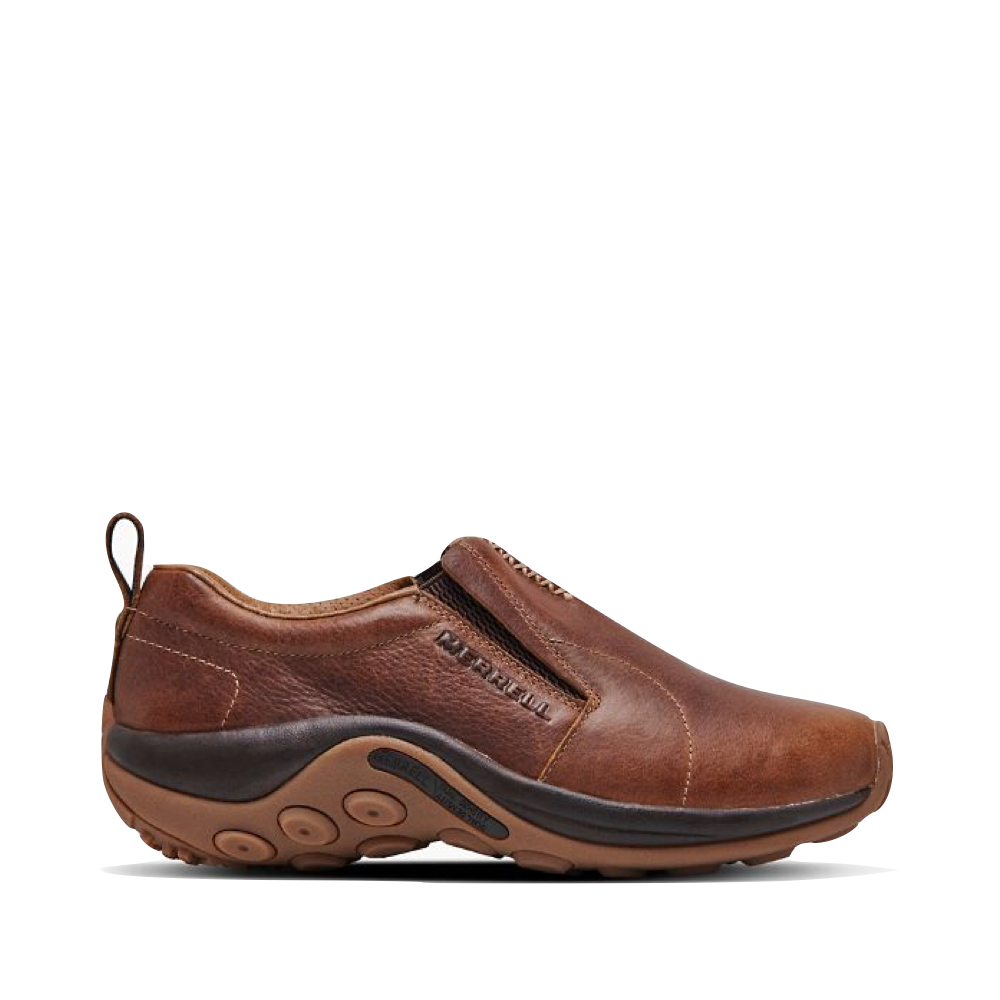 Merrell Men's Jungle Moc Crafted Leather Slip On Moc (Peanut Brown)