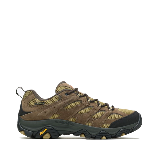Side (right) view of Merrell Moab 3 Waterproof Hiker for men.