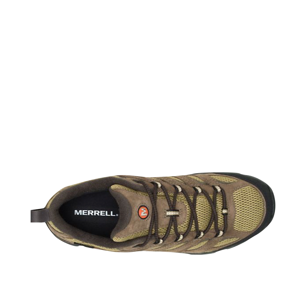 Top-down view of Merrell Moab 3 Waterproof Hiker for men.