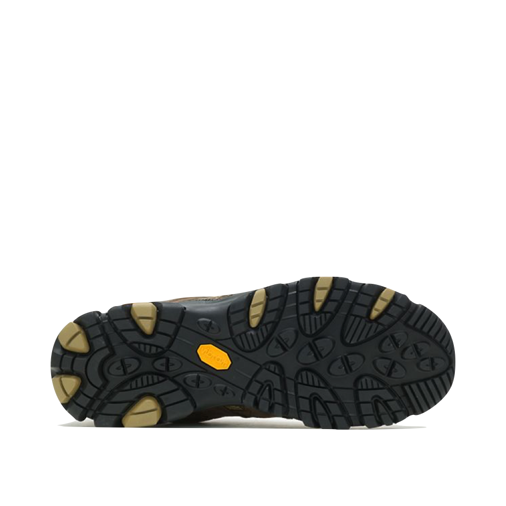 Bottom view of Merrell Moab 3 Waterproof Hiker for men.