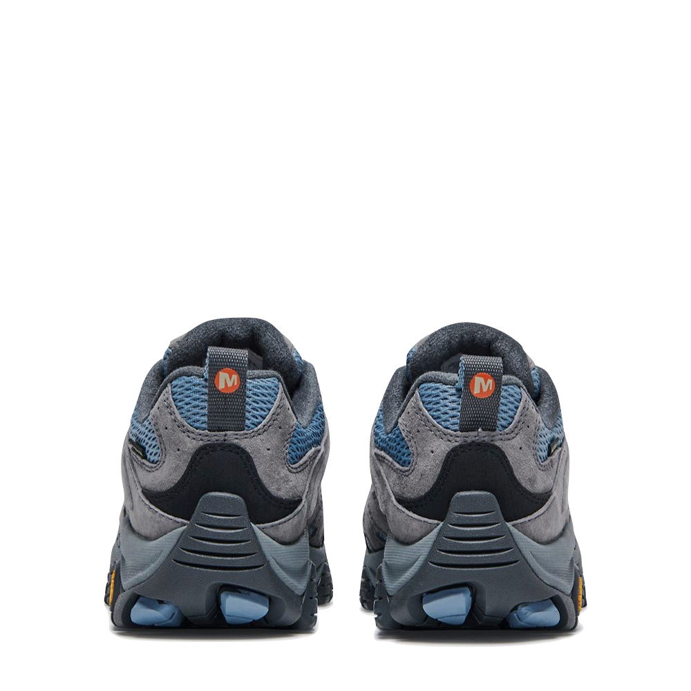 Back view of Merrell Moab 3 Low Waterproof Hiking Shoe for women.