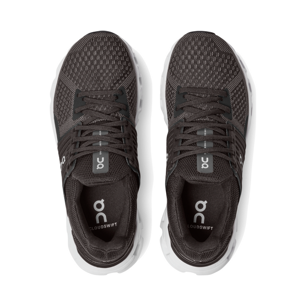 On Women's Cloudswift II Sneaker (Black/Rock)