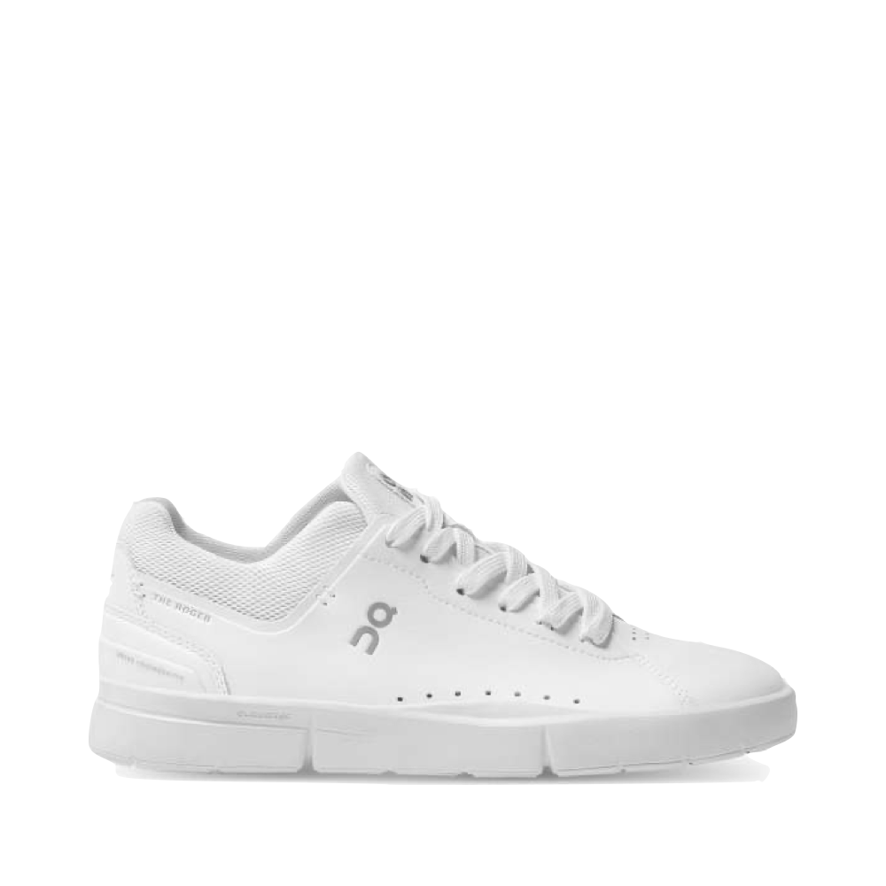 On Women's THE ROGER Advantage Sneaker (All White or White/Rose)