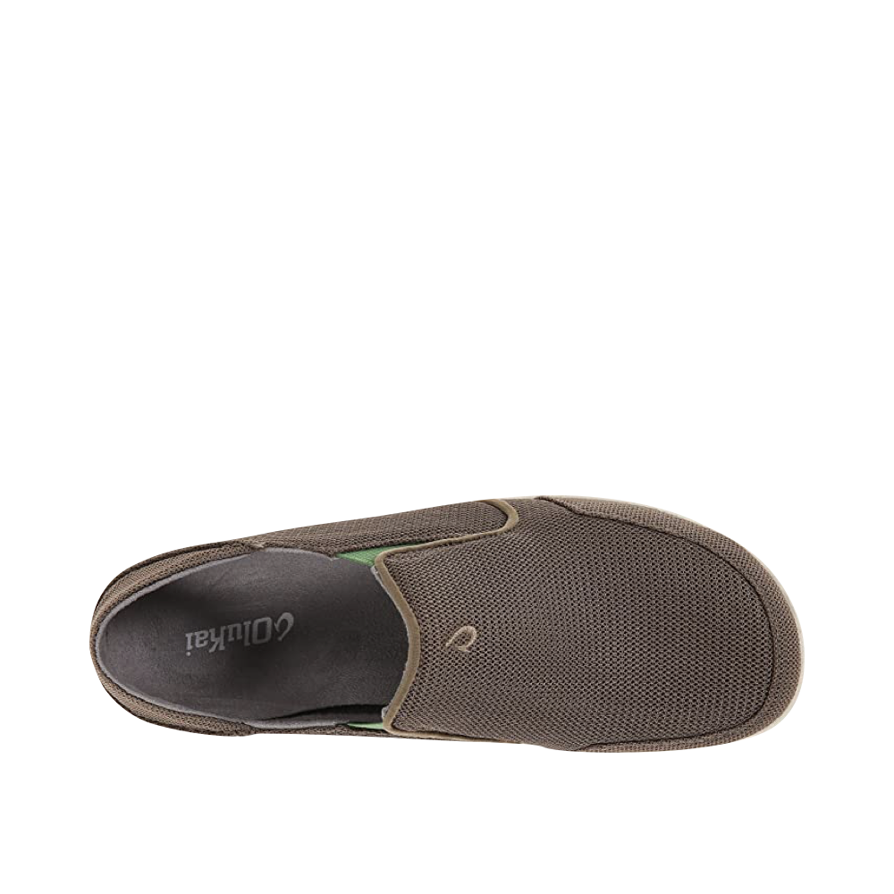 Top-down view of OluKai Nohea Mesh Slip On for men.